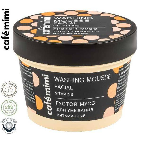 CAFE MIMI Thick Face Cleansing Mousse Vitamin 110ML