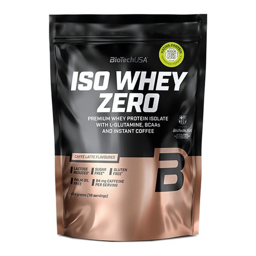 BioTechUSA Iso Whey Zero, Caffe Latte 454g
