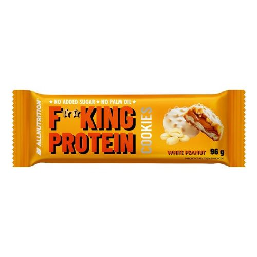 Allnutrition Fitking Protein Cookies Biały Orzech Ciasteczka Proteinowe Bez Cukru 6 Ciasteczek