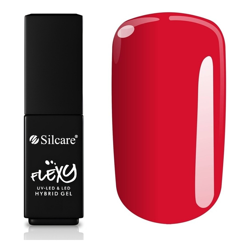 Silcare Flexy UV/LED Hybrid Nail Polish 126 Red Currant 4.5g