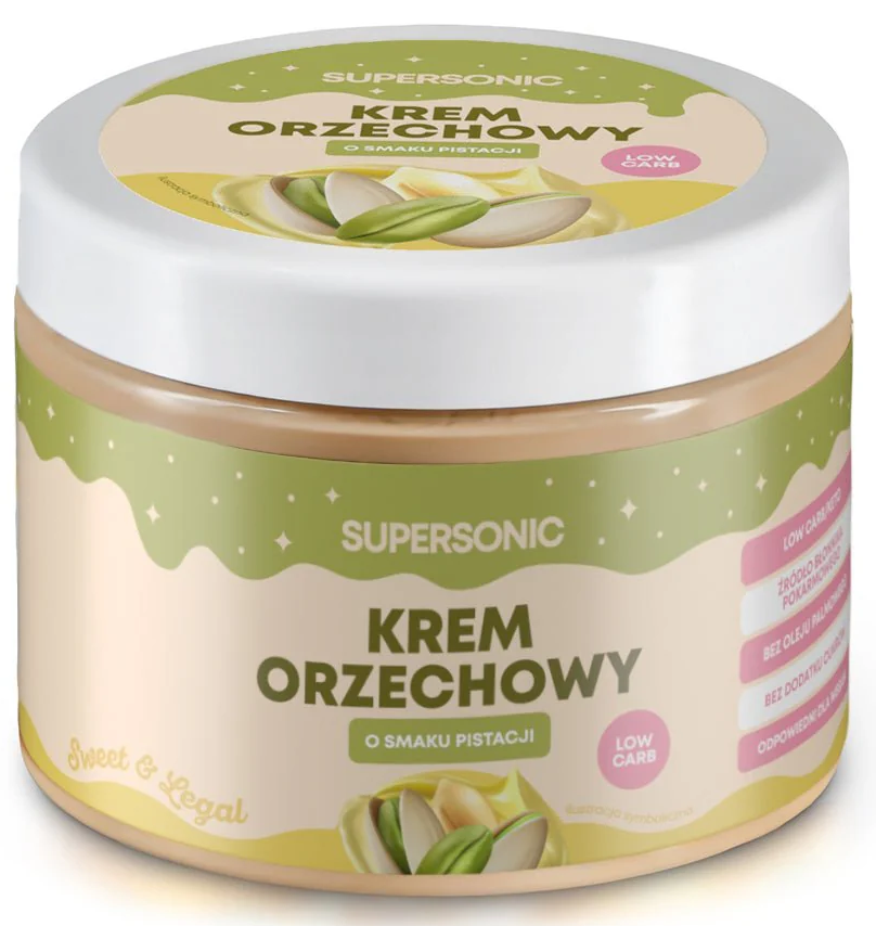 Supersonic Low-Carb Pistachio Nut Cream 280g