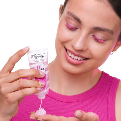 Bielenda B12 Beauty Vitamin Witaminowy 2-Fazowy Krem - Serum 2w1 dla Skóry Bardzo Suchej i Wrażliwej na Dzień i na Noc 45g