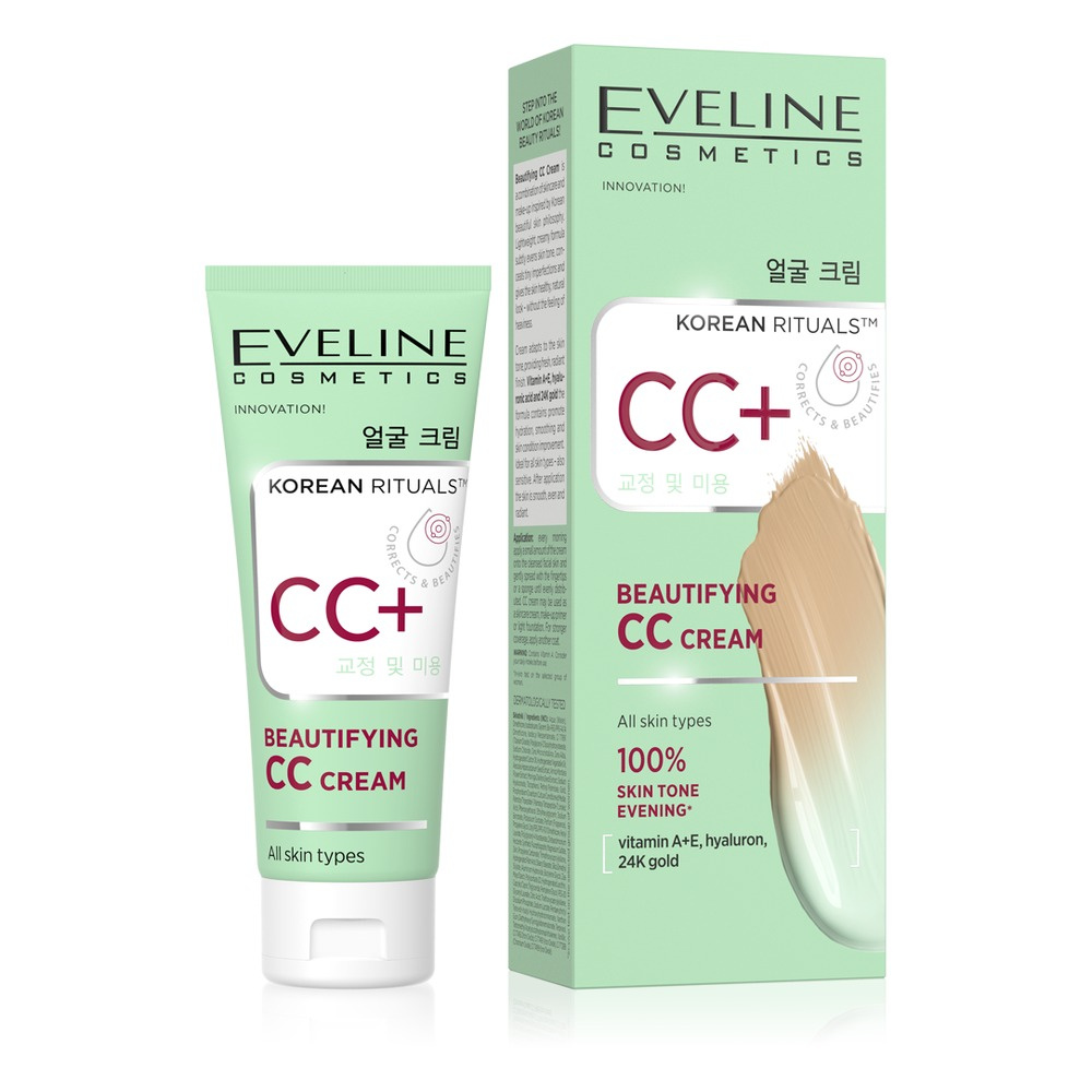 Eveline Cosmetics Korean Rituals Cc+ Beautifying CC Cream 30ml