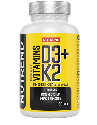 Nutrend Witamina D3 + K2 na Zdrowe Kości i Odporność 90 Kapsułek