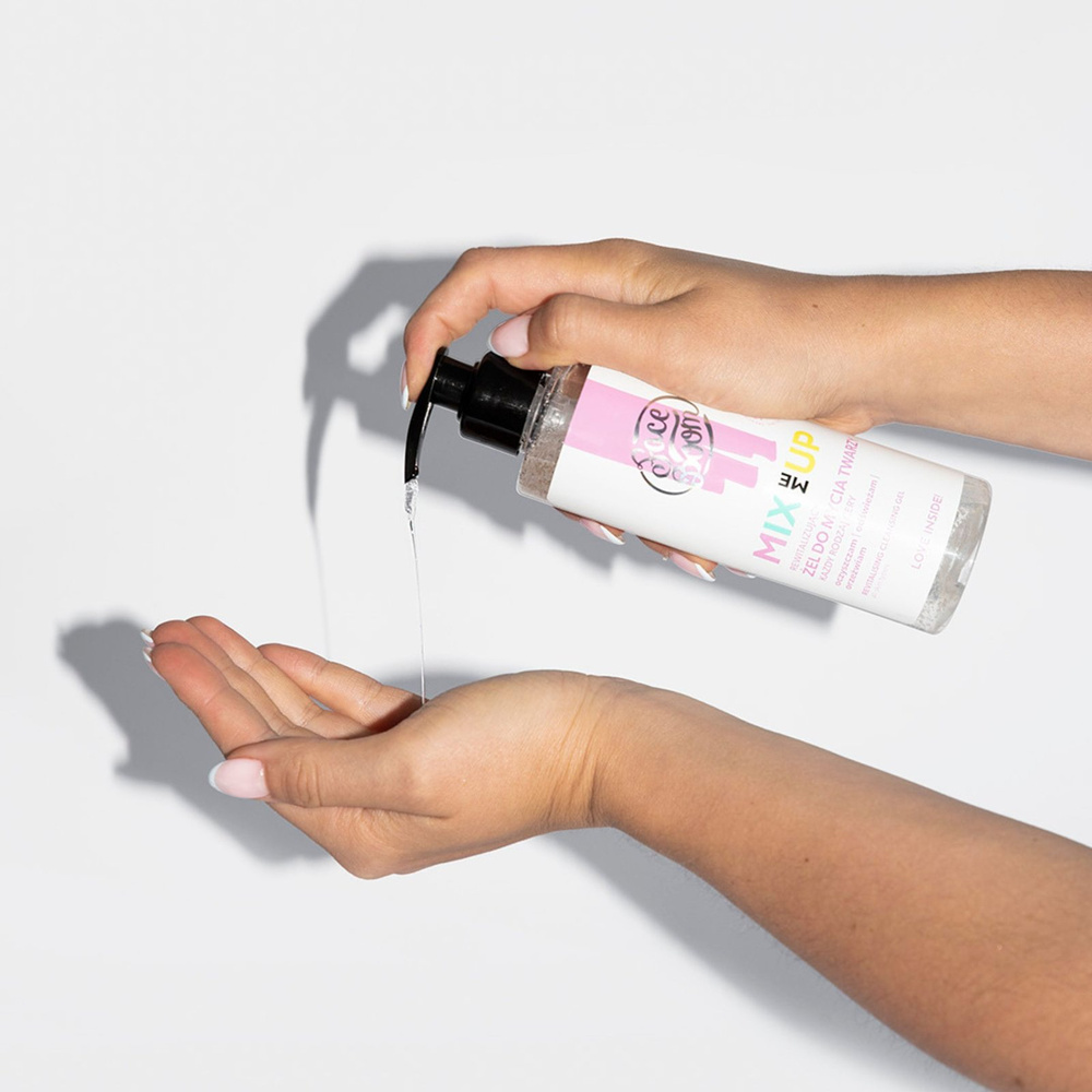 FaceBoom Mix Me Up Revitalizing Face Wash Gel for All Skin Types Vegan 195g Best Before 30.11.25