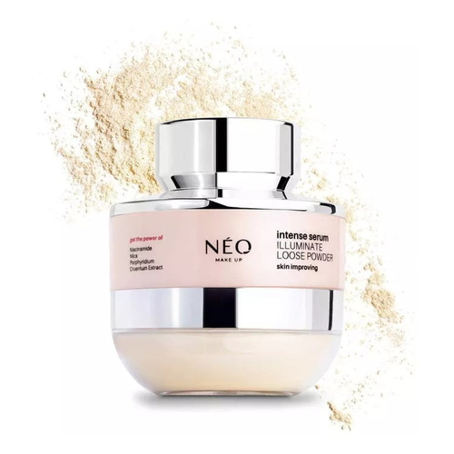 Neo Makeup Intense Serum Line Rozświetlający Puder Sypki z Dodatkiem Złotych Drobinek Transparent 10g