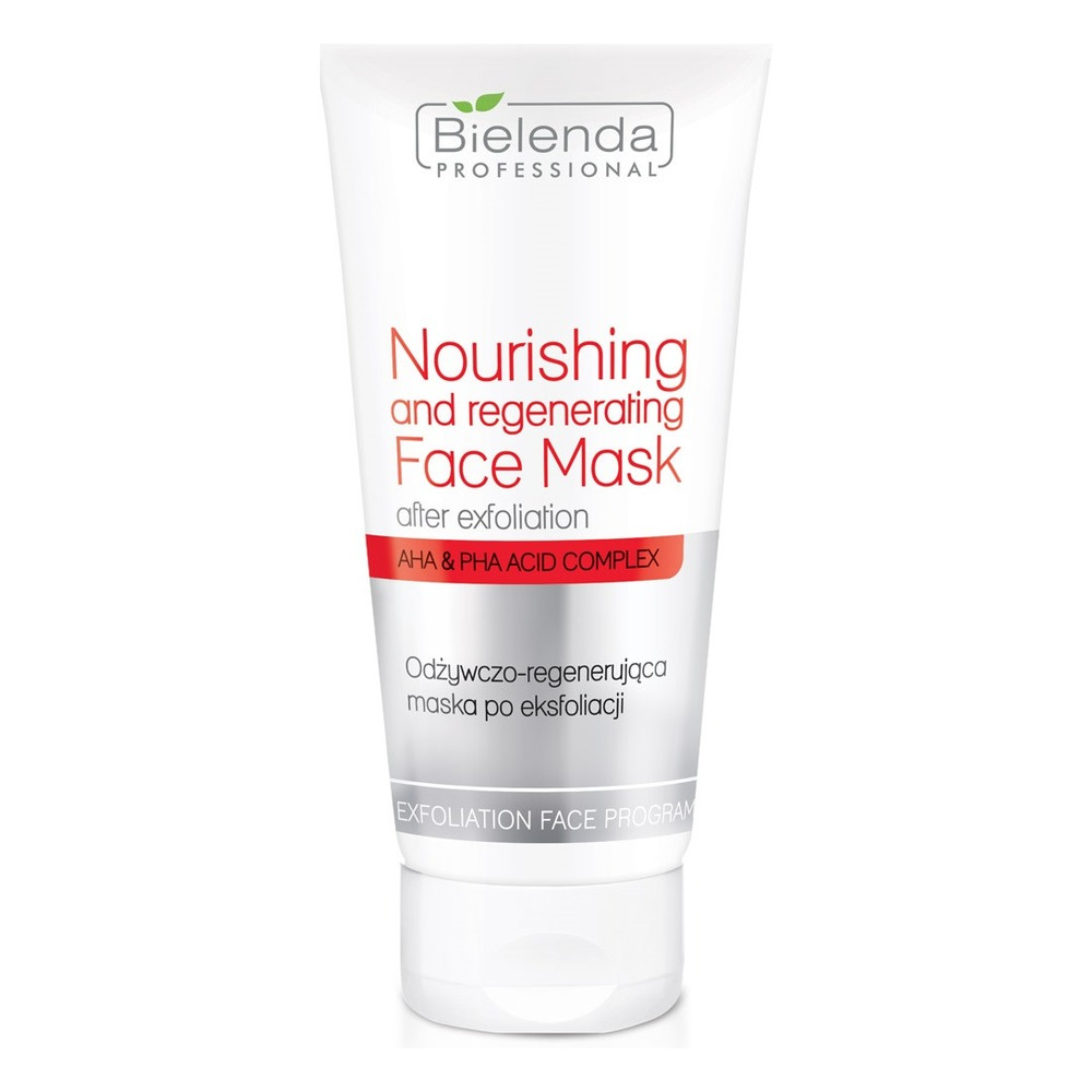 Bielenda Professional Face Program Nourishing and Regenerating Mask after Exfoliation AHA PHA Acid Complex for Sensitive Skin 175ml