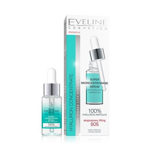 EVELINE HYALURON & Collagen Super Skoncentrowane Serum Wypełniające Zmarszczki 18ml
