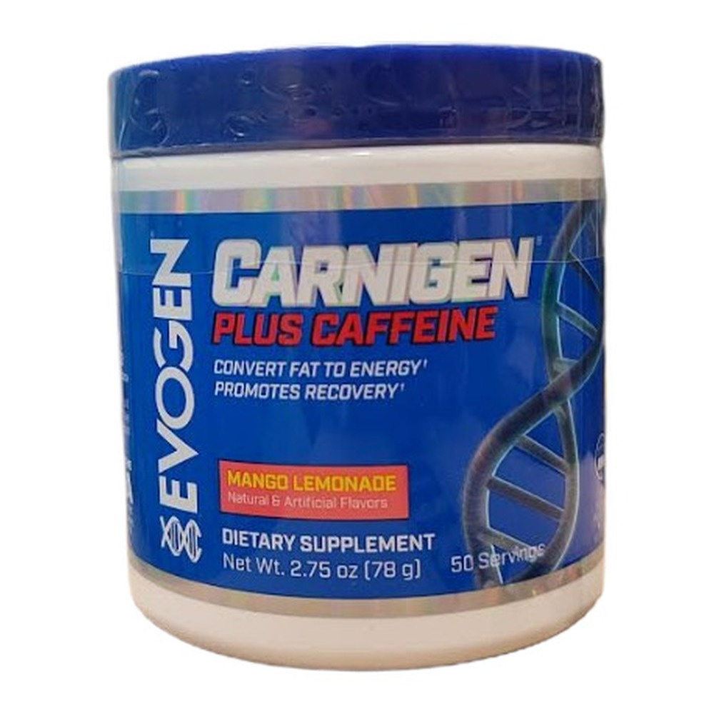 Evogen Carnigen Plus Caffeine Carnitine Blend, Mango Lemonade 78g