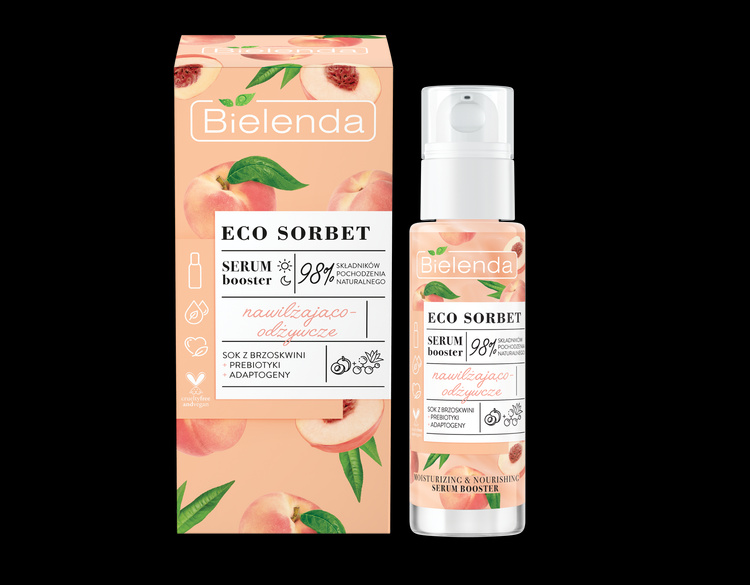 BIELENDA ECO Sorbet Peach Serum Booster Moisturizing And Nourishing 30 Ml
