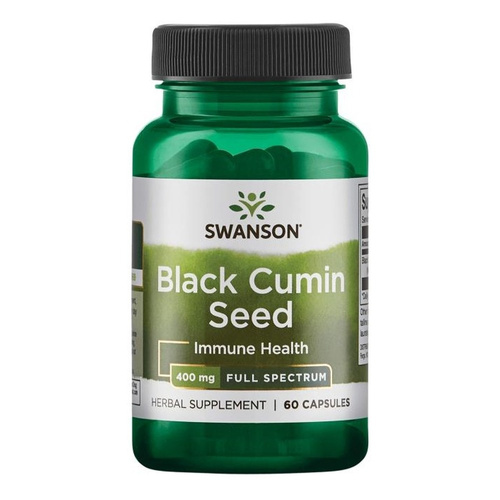Swanson Black Cumin Seed 400mg 60 Capsules