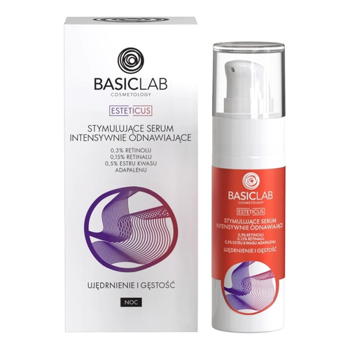 BasicLab Cosmetology Esteticus Odnawiające Serum Retinoidowe do Twarzy z 0,3% Retinolu 30ml