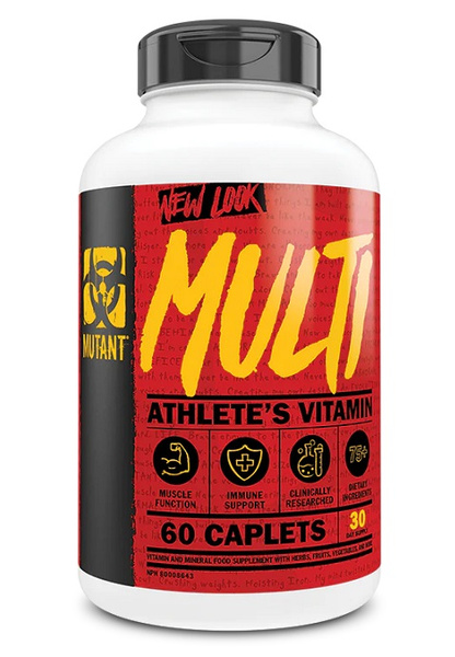 Mutant Multi Multivitamin for Athletes and Bodybuilders 60 Caplets