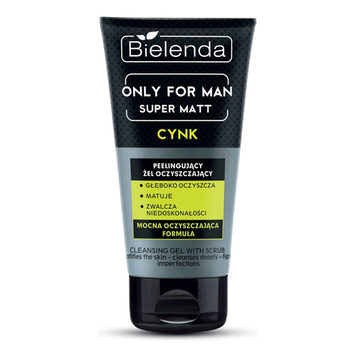 Bielenda Only for Men Super Mat Peelingujący Żel Oczyszczający 150g
