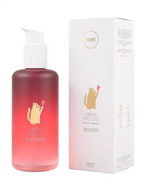 Yope Green Micelles Micellar Liquid for Face Cleansing Matcha & Bamboo 200ml