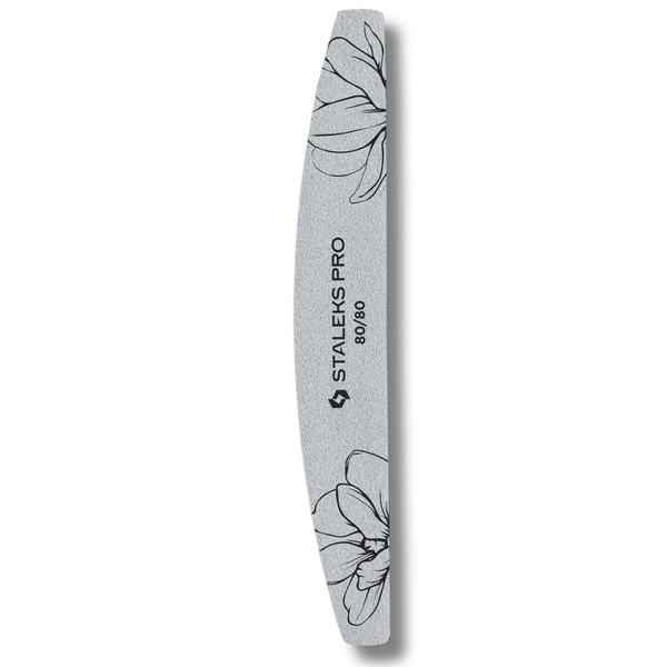 Staleks Expert Pro NFE-40 Crescent Mineral Nail File 80/80  Grit 25pcs
