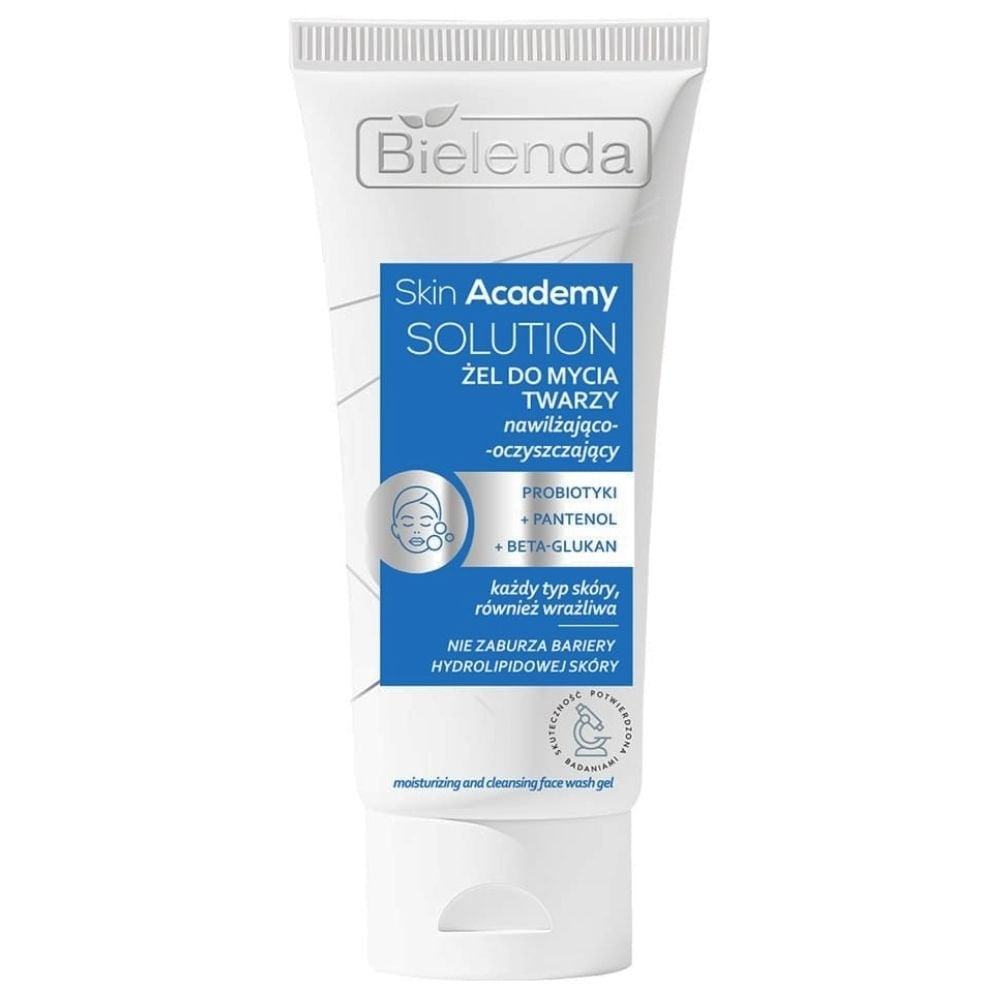 Bielenda Skin Academy Solution Nawilżający i Oczyszczający Żel do Mycia Twarzy 150ml