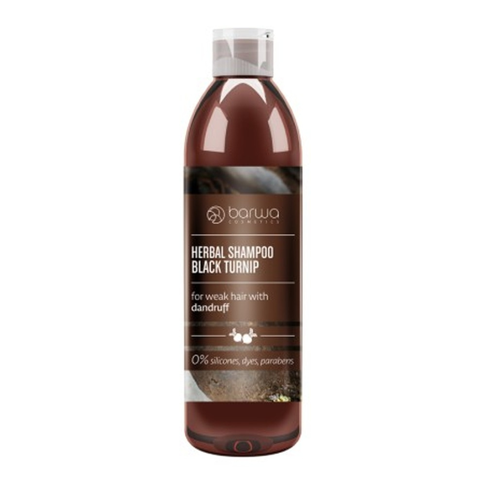 Barwa Herbal Regenerating Herbal Shampoo Black Turnip for Weakened Hair with Dandruff 250ml
