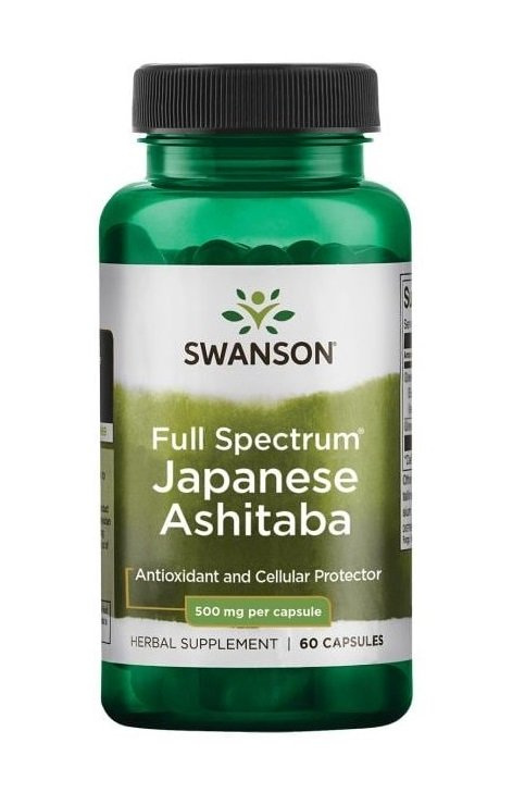 Swanson Full Spectrum Japanese Ashitaba 500mg 60 Kapsułek