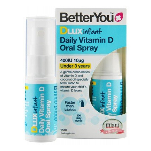 BetterYou DLux Infant Daily Vitamin D Oral Spray 15ml