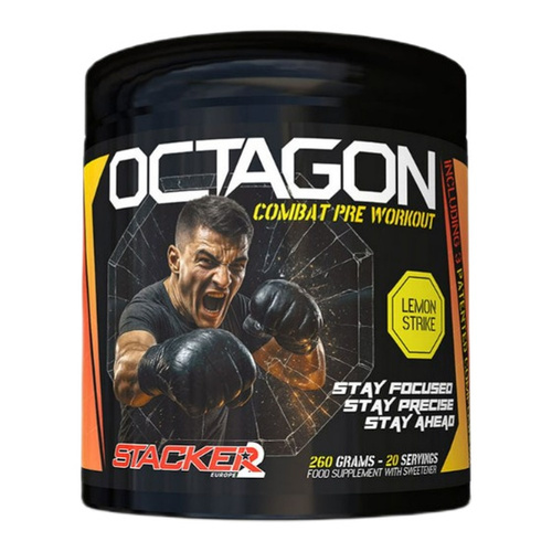 Stacker2 Europe Octagon Pre-Workout Lemon Strike 260g
