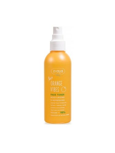 Ziaja Orange Vibes Nawilżająco-Odświeżający Tonik do Twarzy 190ml Best Before 28.02.26