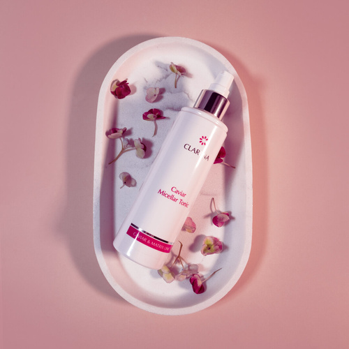 Clarena Caviar & Matrix Line Micellar Soothing Tonic for Mature Skin Care 200ml