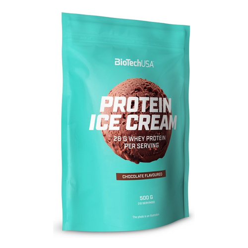 BioTechUSA Protein Ice Cream Wysokobiałkowa mieszanka do lodów, Czekolada 500g