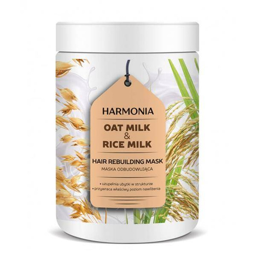 Harmonia Oat Milk & Rice Milk Regenerating and Moisturizing Hair Mask 1000ml