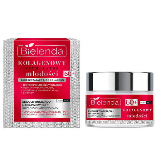 Bielenda Collagen Youth Stimulator Naprawczy Krem Przeciwzmarszczkowy 60+ 50ml