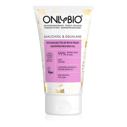 OnlyBio Smoothing Face Gel with Bakuchiol and Squalane for All Skin Types 150ml