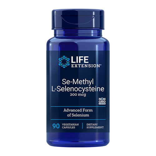 Life Extension Se-Metylo-L-Selenocysteina 200mcg na Wsparcie Antyoksydacyjne 90 Kapsułek Wegańskich