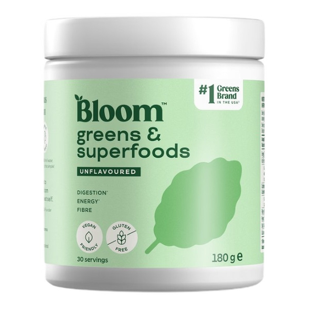 Bloom Greens & Superfoods Powder, Unflavored 180g