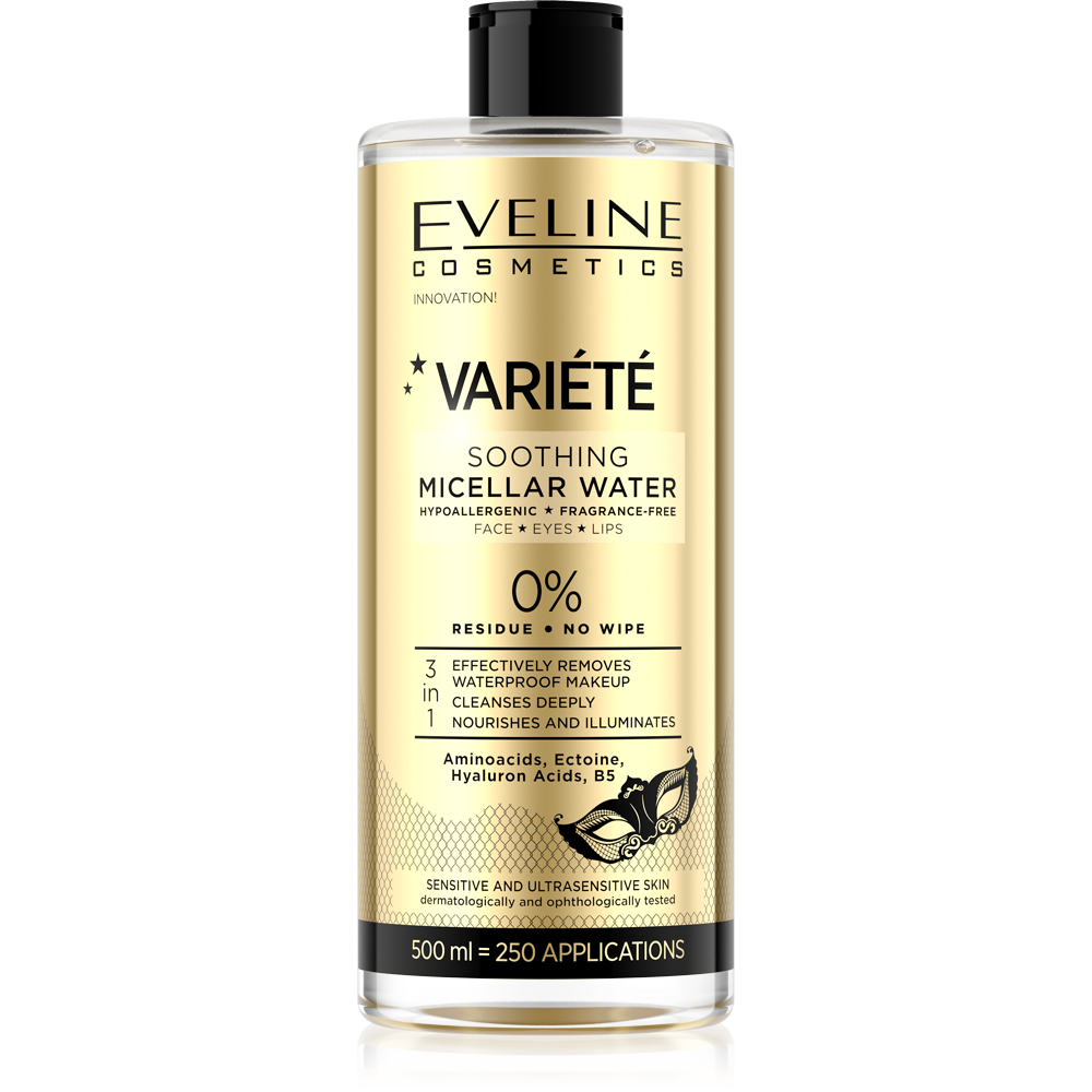 Eveline Variete Łagodzący Płyn Micelarny dla Skóry Wrażliwej 500ml