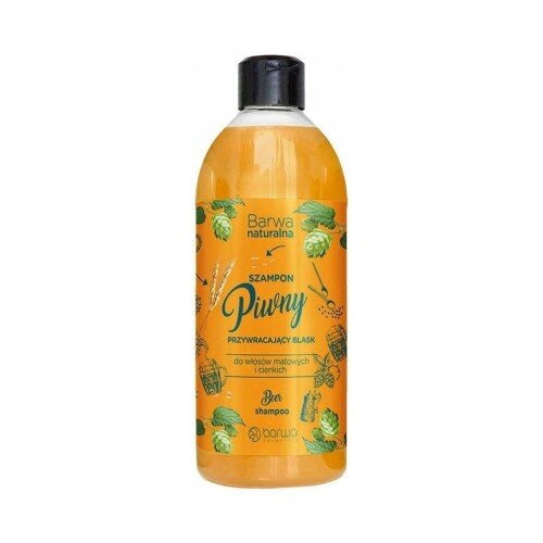 Barwa Natural Shine Restoring Beer Shampoo for Dull and Thin Hair 300ml