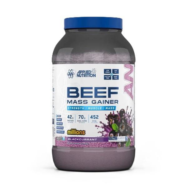 Beef Mass Gainer, Millions Blackcurrant - 3130g