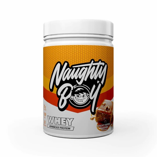 Naughty Boy Advanced Whey Sticky Toffee Pudding Odżywka Białkowa na Wzrost Mięśni 900g