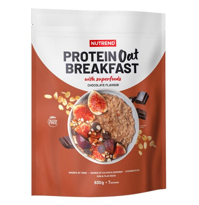 Nutrend Protein Oat Breakfast Czekoladowa Owsianka Białkowa Na Szybkie Śniadanie 630g