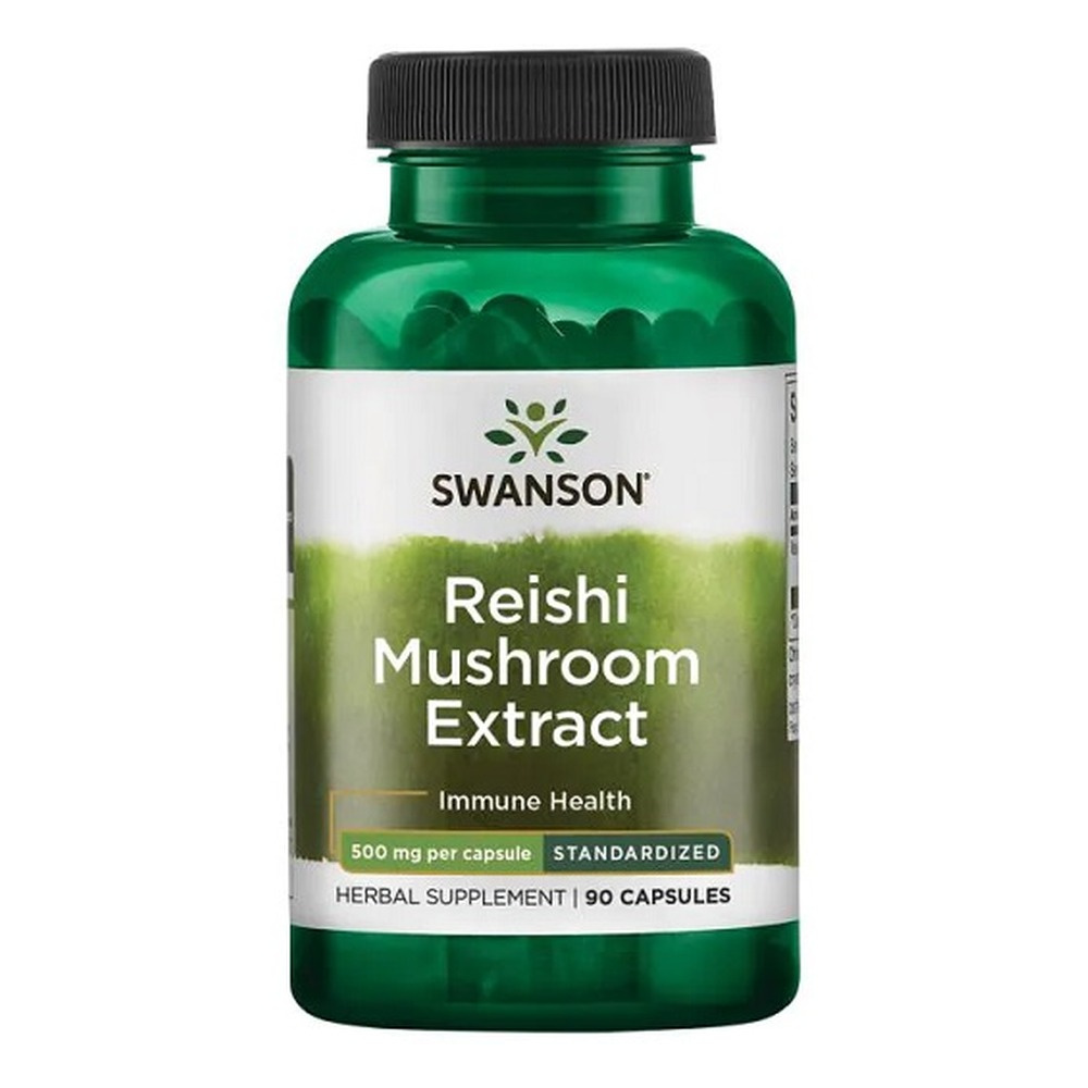Swanson Reishi Mushroom Extract 500mg 90 Capsules