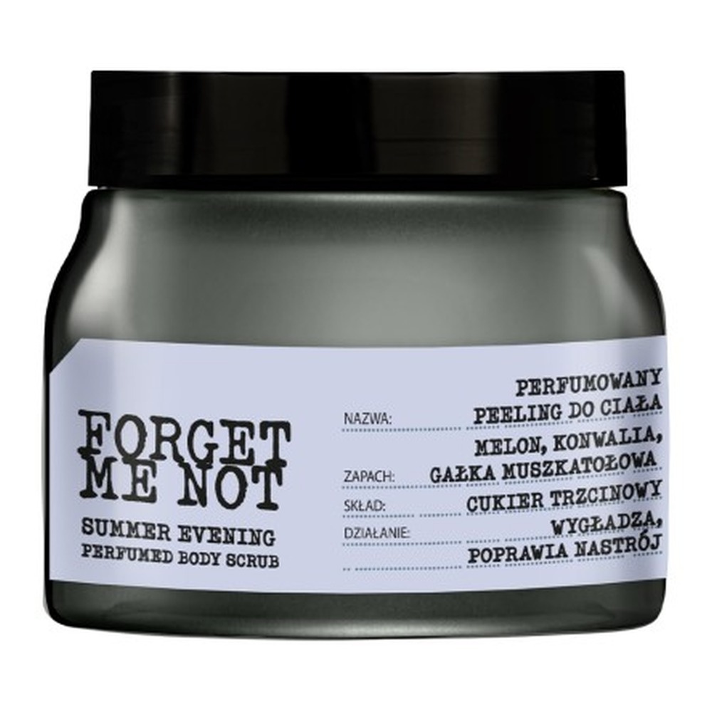 Farmona Forget Me Not Summer Evening Perfumed Body Scrub with Cane Sugar and Golden Pearl 270g