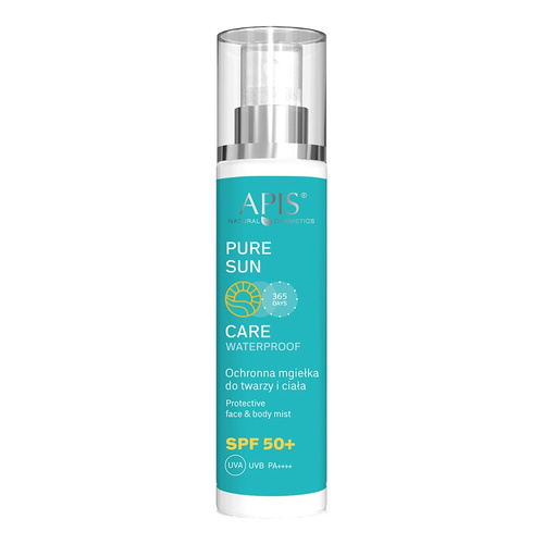 Apis Pure Sun Waterproof Protective Mist for Face and Body SPF 50 for All Skin Types 150ml