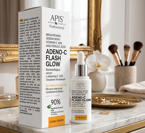 Apis Professional Adeco-C Flash Glow Brightening Serum with 10% Vitamin C and Ferulic Acid 30ml