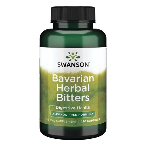 Swanson Bavarian Herbal Bitters Bavarian Herbs Support Digestive System 120 Capsules