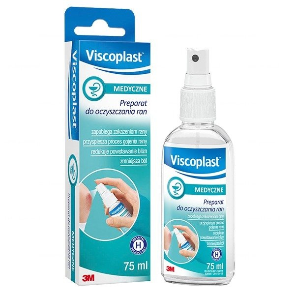 VISCOPLAST, preparat do oczyszczania ran, 75ml