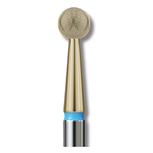 IQ Nails Cool Bits Gold Line Frez Diamentowy do Paznokci w Kształcie Kuli Średnio Drobny 3,1mm Powłoka ZRN X524.031_Z 1 Sztuka