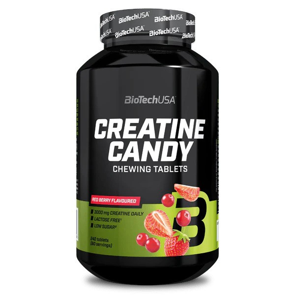 Creatine Candy Chewing Tablets, Red Berry - 240 tabs