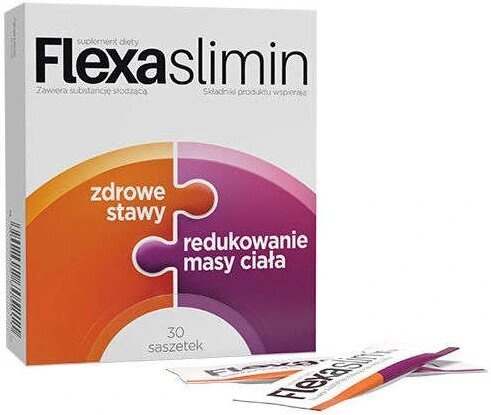 Flexaslimin na Zdrowe Stawy Redukcja Masy Ciała 30 Saszetek 