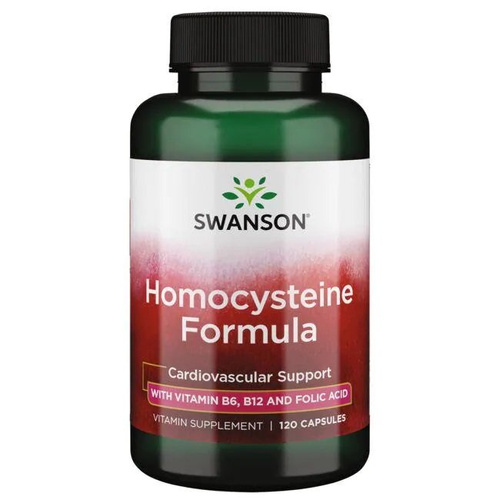 Swanson Homocysteine Formula Wsparcie Organizmu 120 Kapsułek