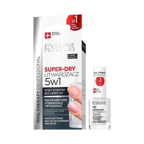 Eveline Nail Therapy Super Dry 5in1 Multifunctional Hardener and Nail Dryer 12ml