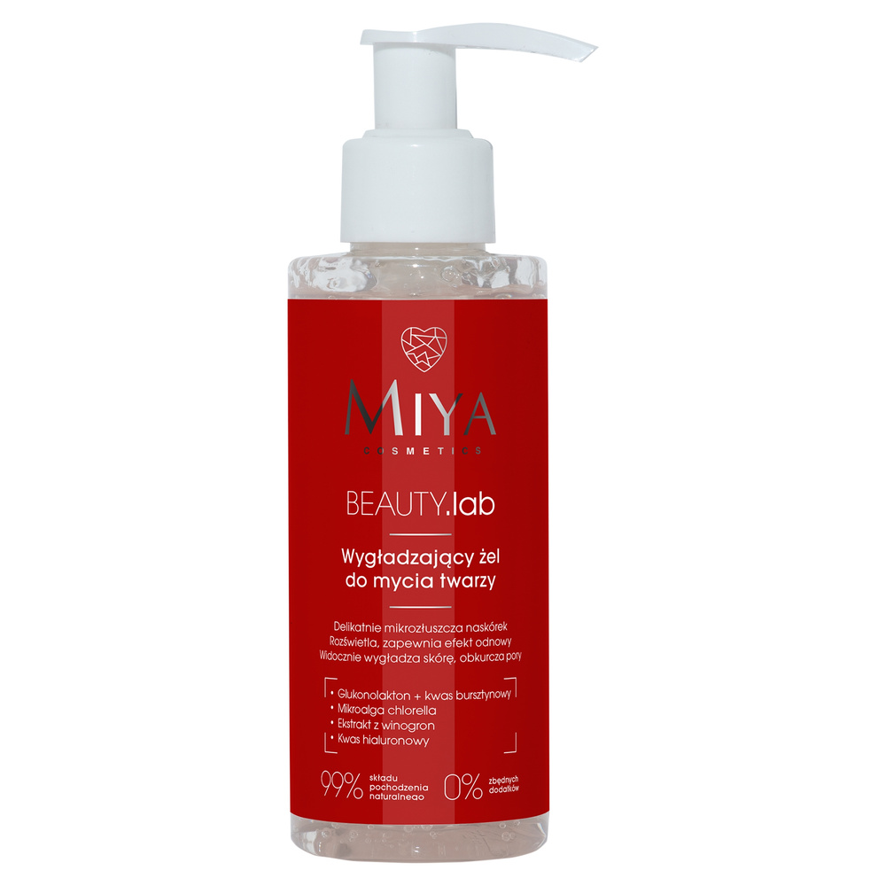 Miya BEAUTY.Lab Smoothing Face Wash Gel for all Skin Types 140ml